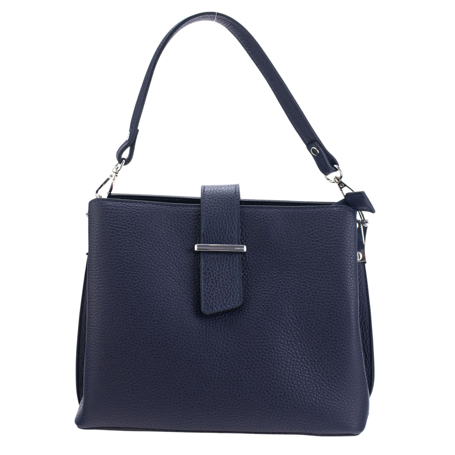 Bolso de Piel Pregato Eterea Azul marino - KimondoShop