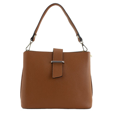 Bolso de Piel Pregato Eterea Camel - KimondoShop