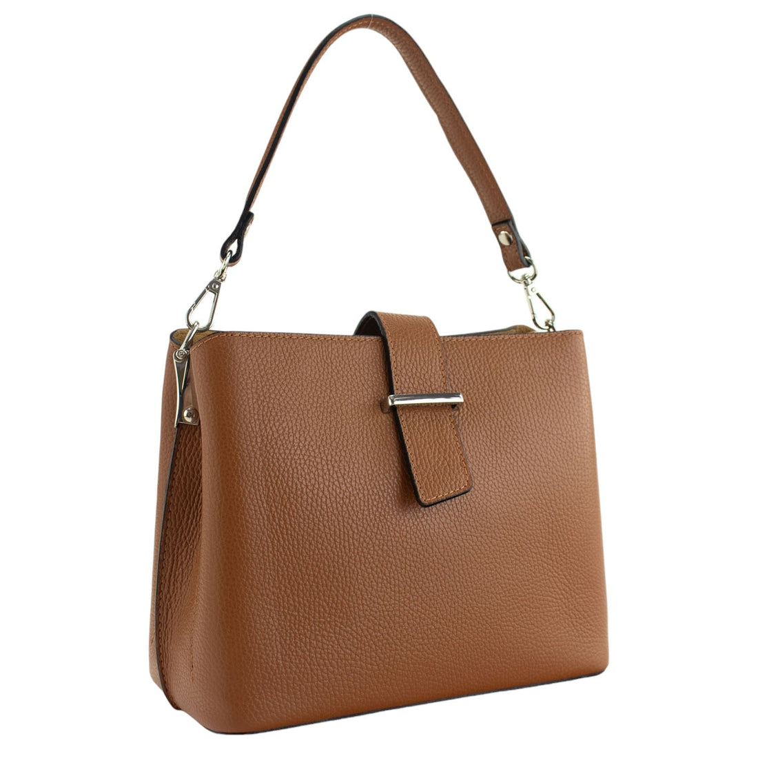 Bolso de Piel Pregato Eterea Camel - KimondoShop