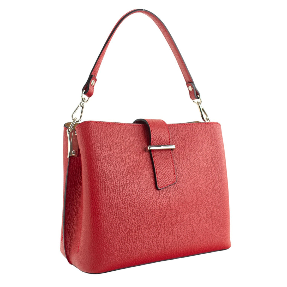 Bolso de Piel Pregato Eterea Rojo - KimondoShop