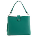 Bolso de Piel Pregato Eterea Turquesa - KimondoShop