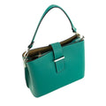 Bolso de Piel Pregato Eterea Turquesa - KimondoShop