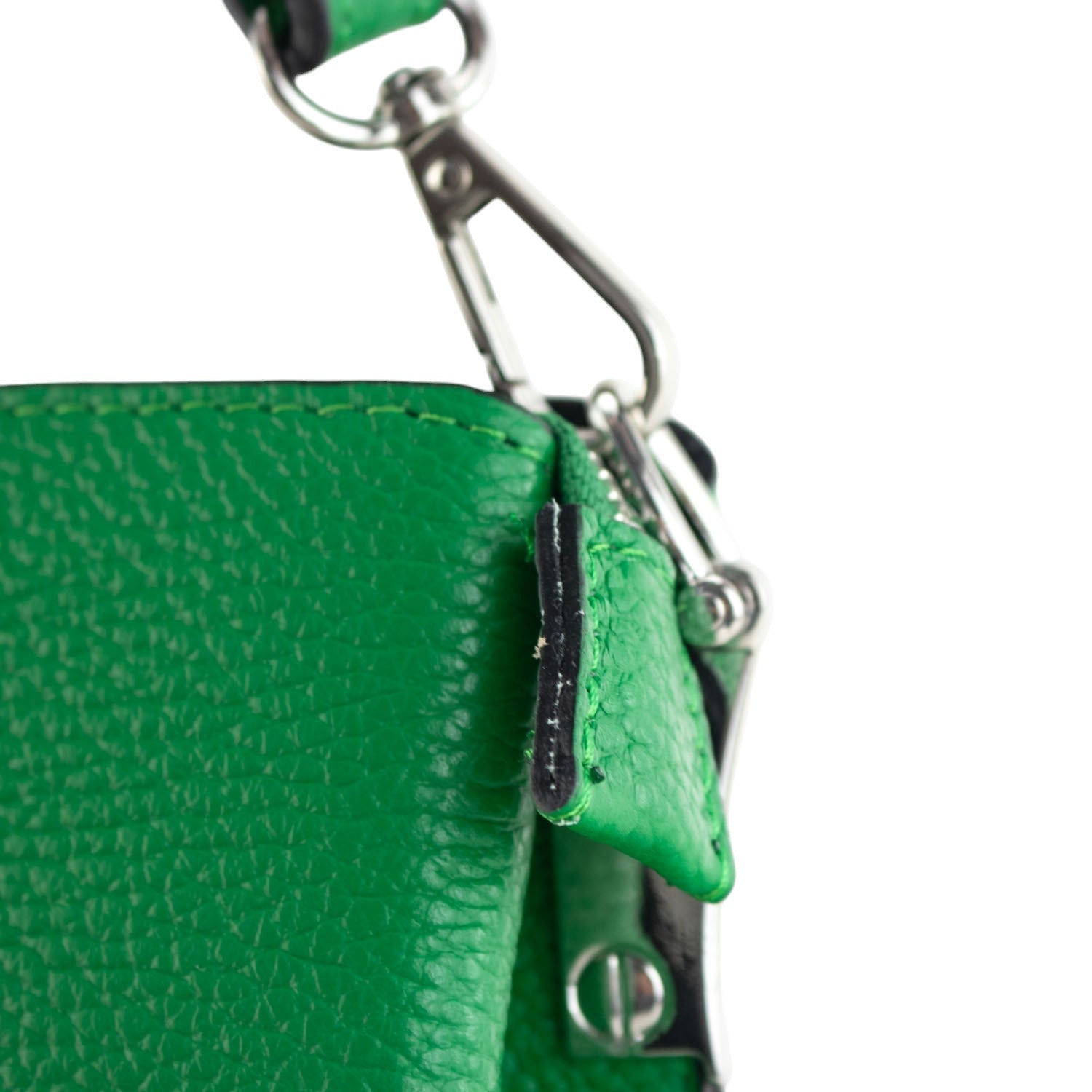 Bolso de Piel Pregato Eterea Verde - KimondoShop