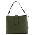 Bolso de Piel Pregato Eterea Verde oliva - KimondoShop