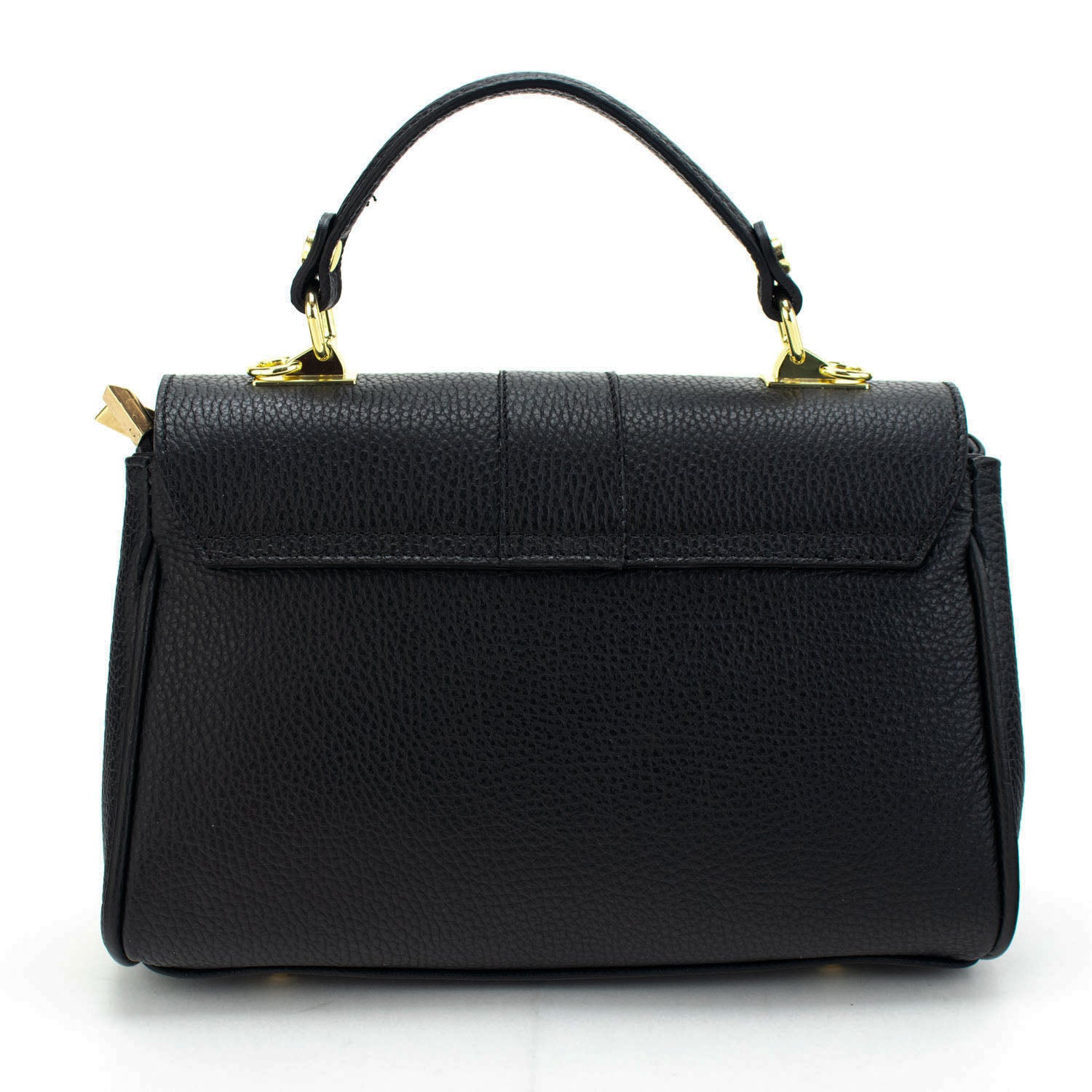 Bolso de Piel Pregato Idillio Negro - KimondoShop