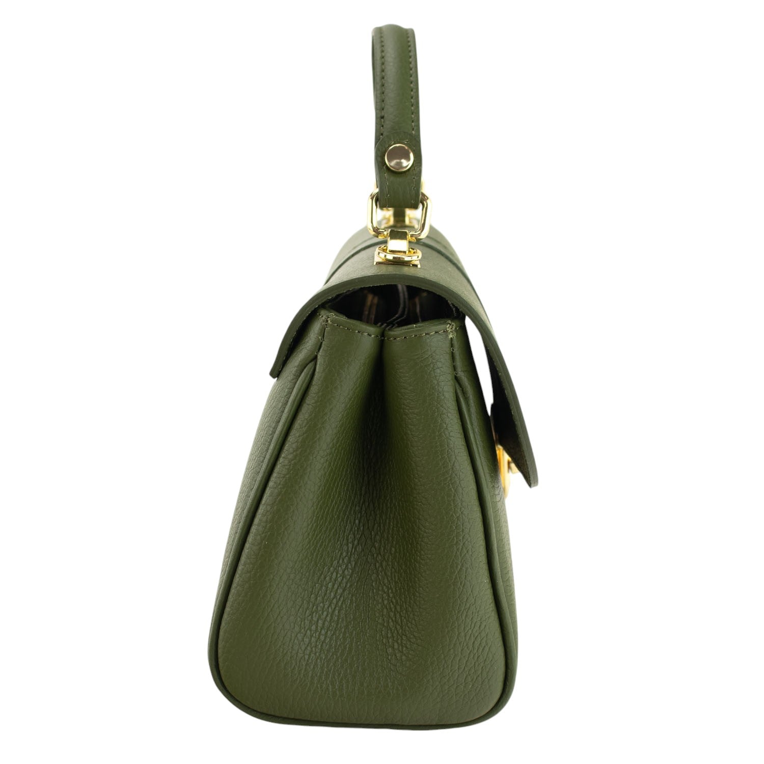 Bolso de Piel Pregato Idillio Verde oliva - KimondoShop