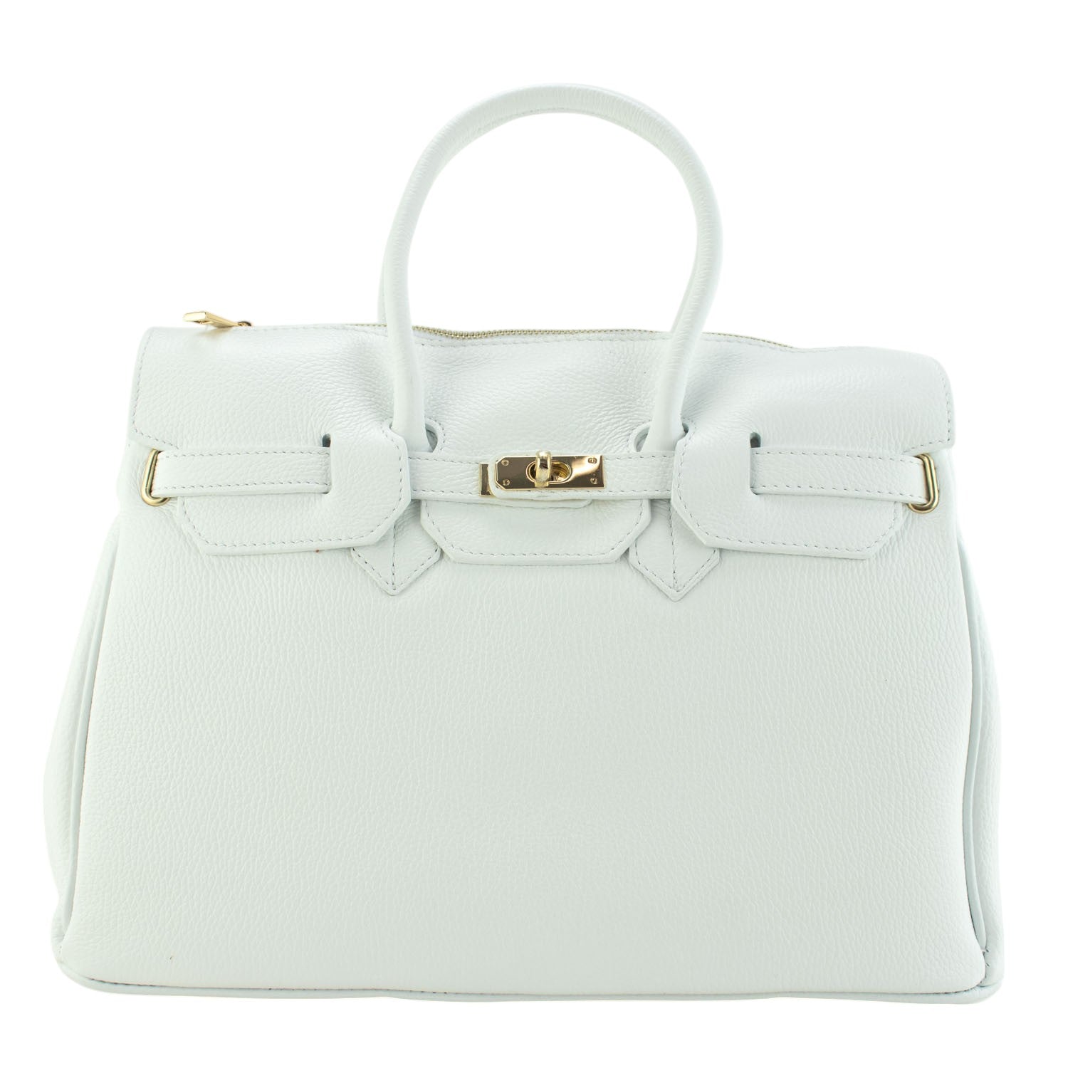 Bolso de Piel Pregato Juliette Blanco - KimondoShop