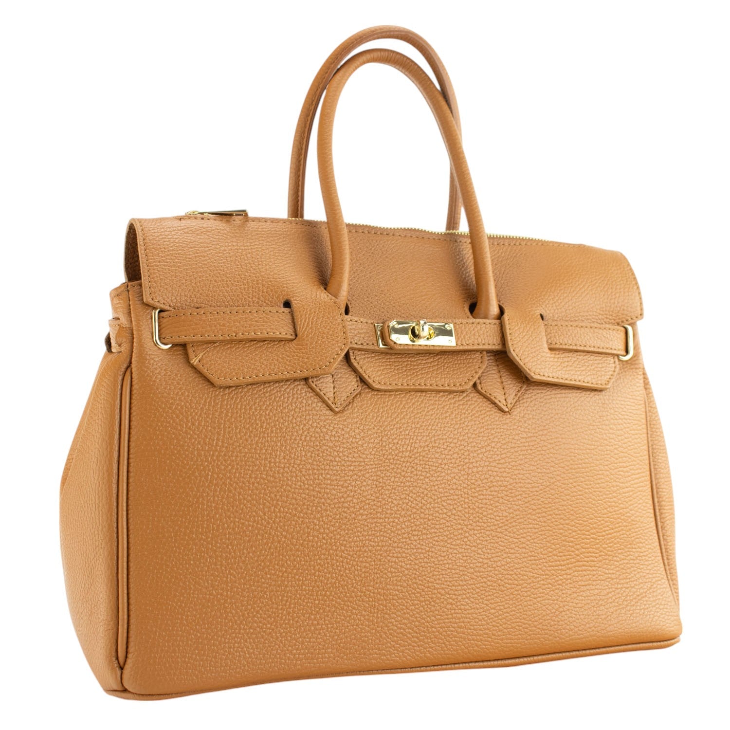 Bolso de Piel Pregato Juliette Camel - KimondoShop