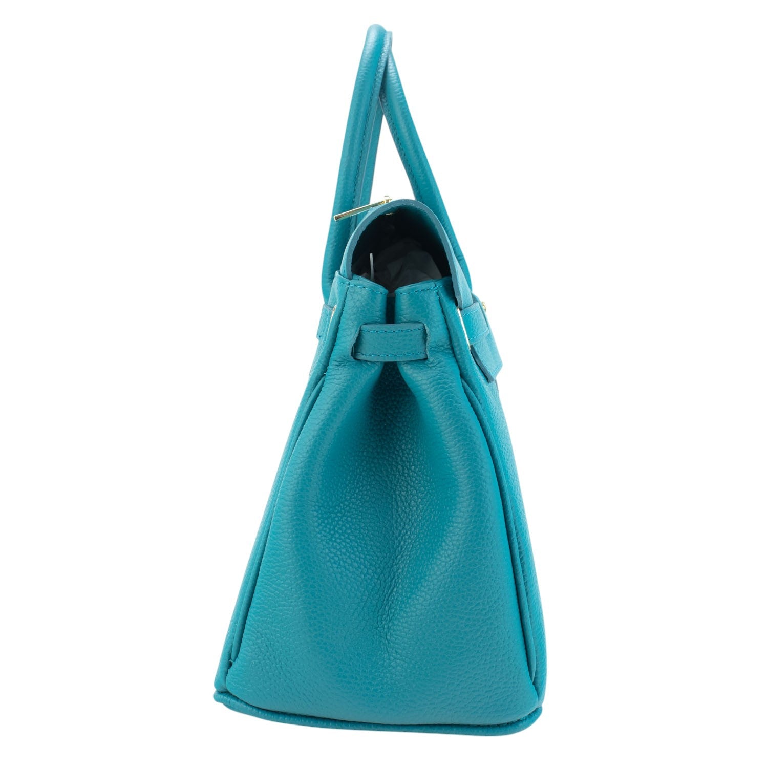 Bolso de Piel Pregato Juliette Turquesa - KimondoShop