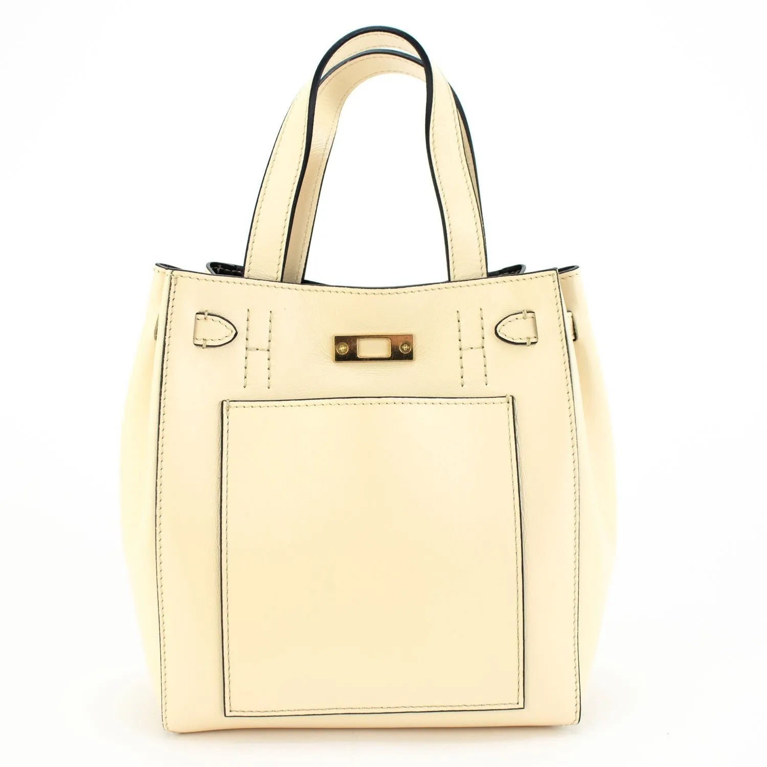 Bolso de Piel Pregato Nuvola Beige - KimondoShop