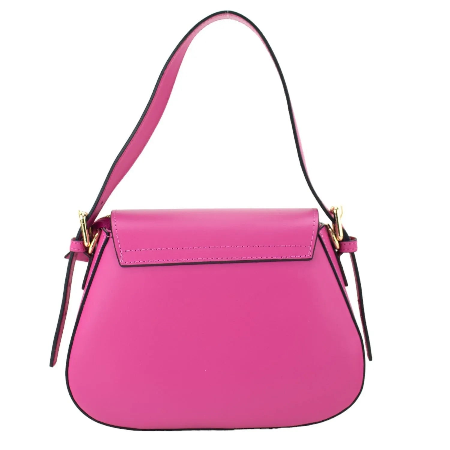 Bolso de Piel Pregato Sigma Fucsia - KimondoShop