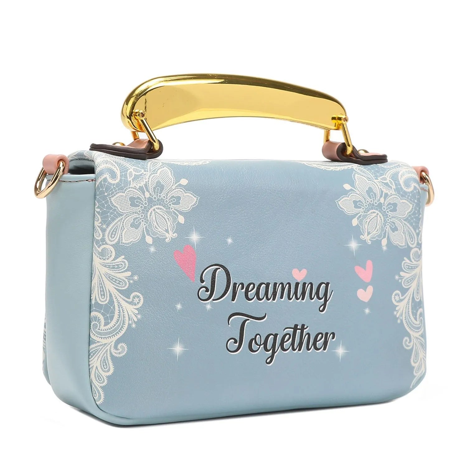 Bolso de solapa asa dorada Nicole Lee Dreaming Together - KimondoShop