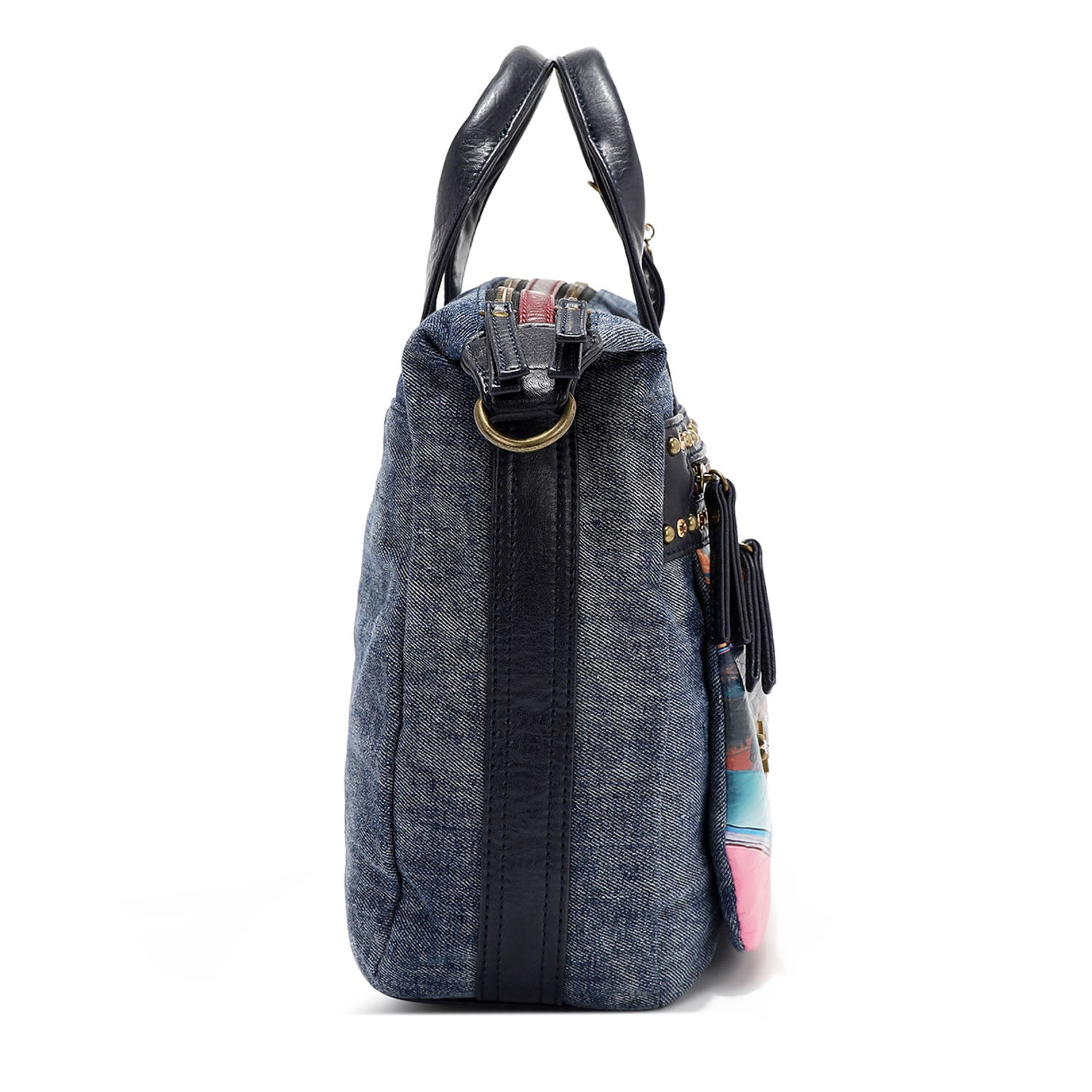 Bolso denim tachuelas Nicole Lee Hollywood Drive - KimondoShop