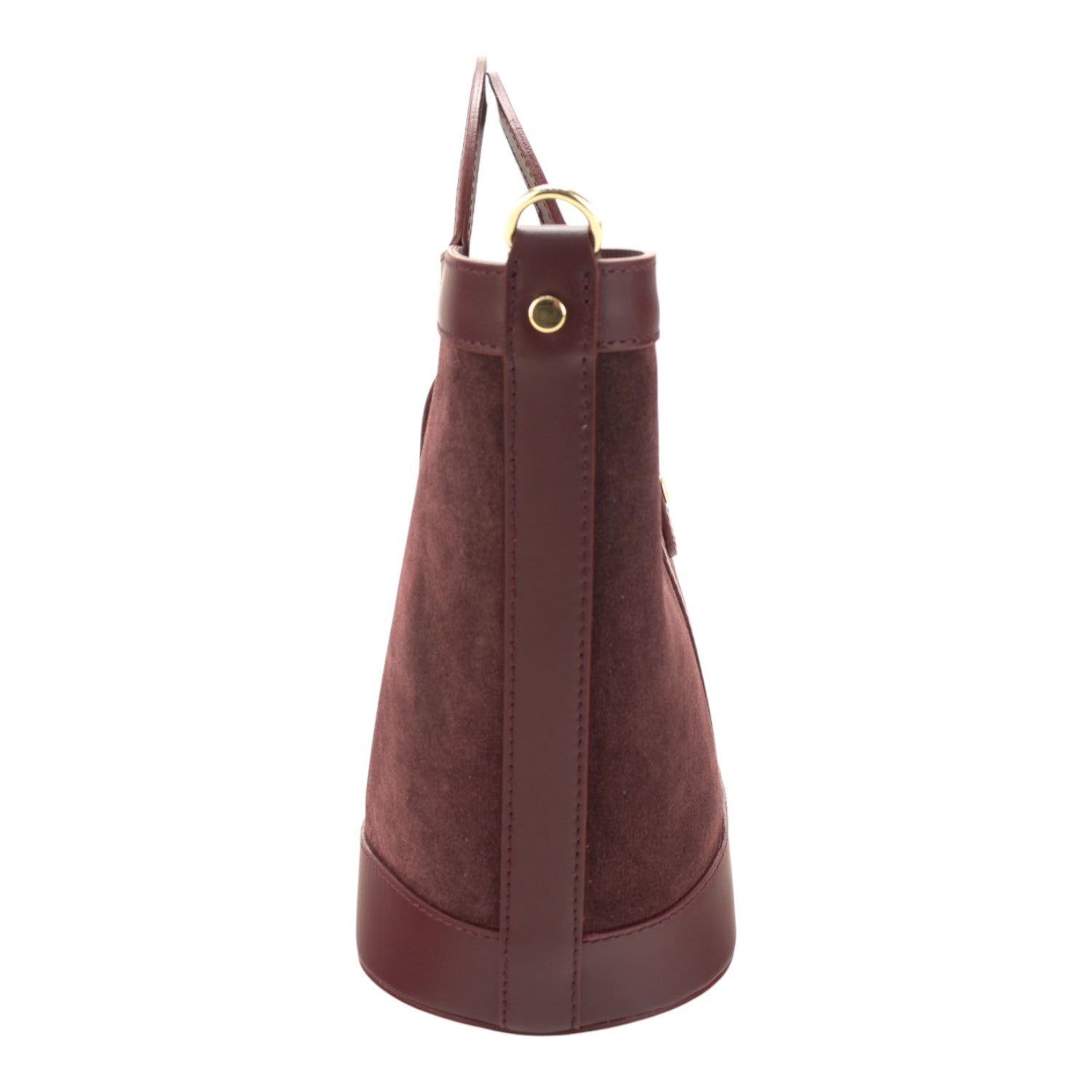 Bolso en piel Pregato Armonia Ante Burdeos - KimondoShop