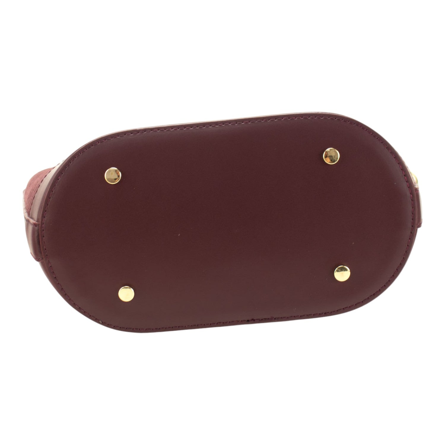 Bolso en piel Pregato Armonia Ante Burdeos - KimondoShop