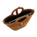 Bolso en piel Pregato Armonia Ante Camel - KimondoShop