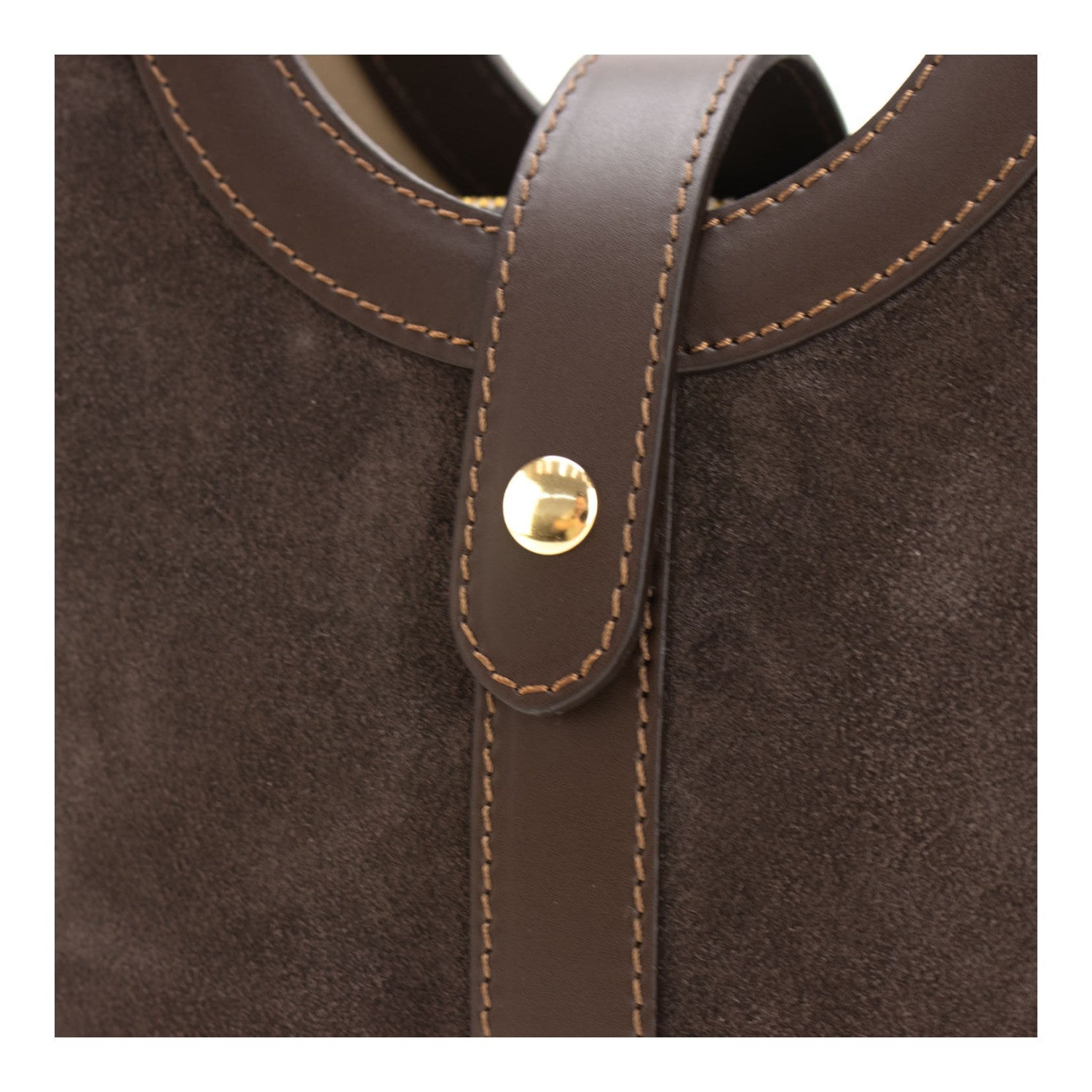 Bolso en piel Pregato Armonia Ante Chocolate - KimondoShop