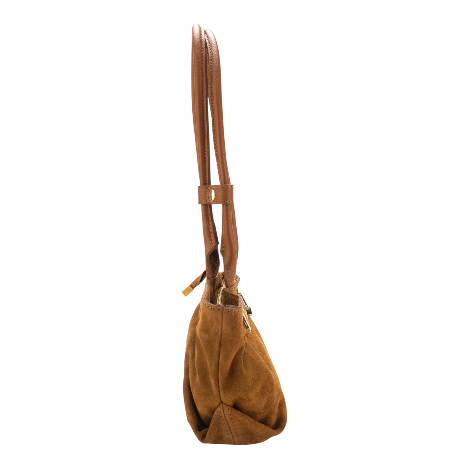 Bolso en Piel Pregato Aurea Camel - KimondoShop
