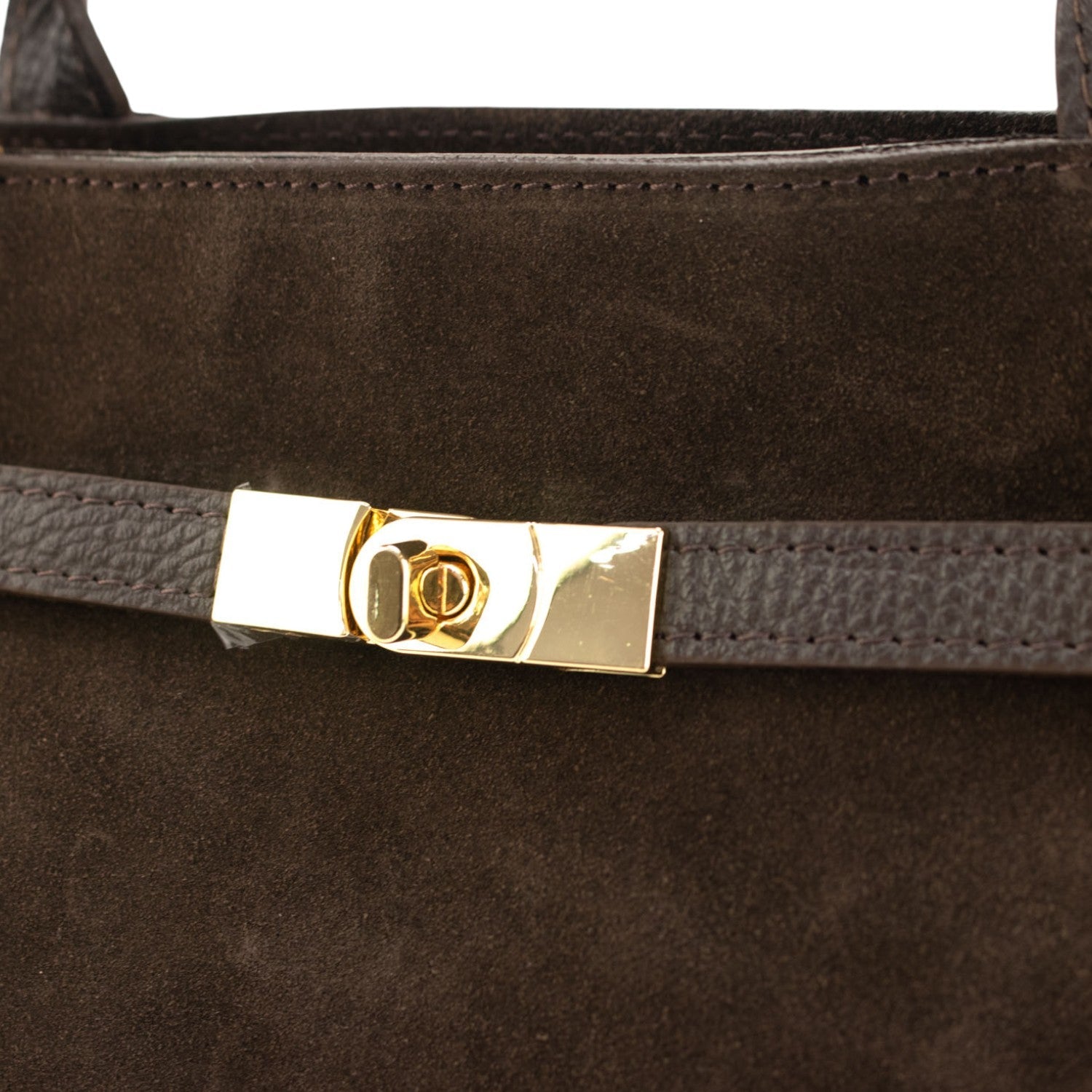 Bolso en Piel Pregato Aurea Chocolate - KimondoShop