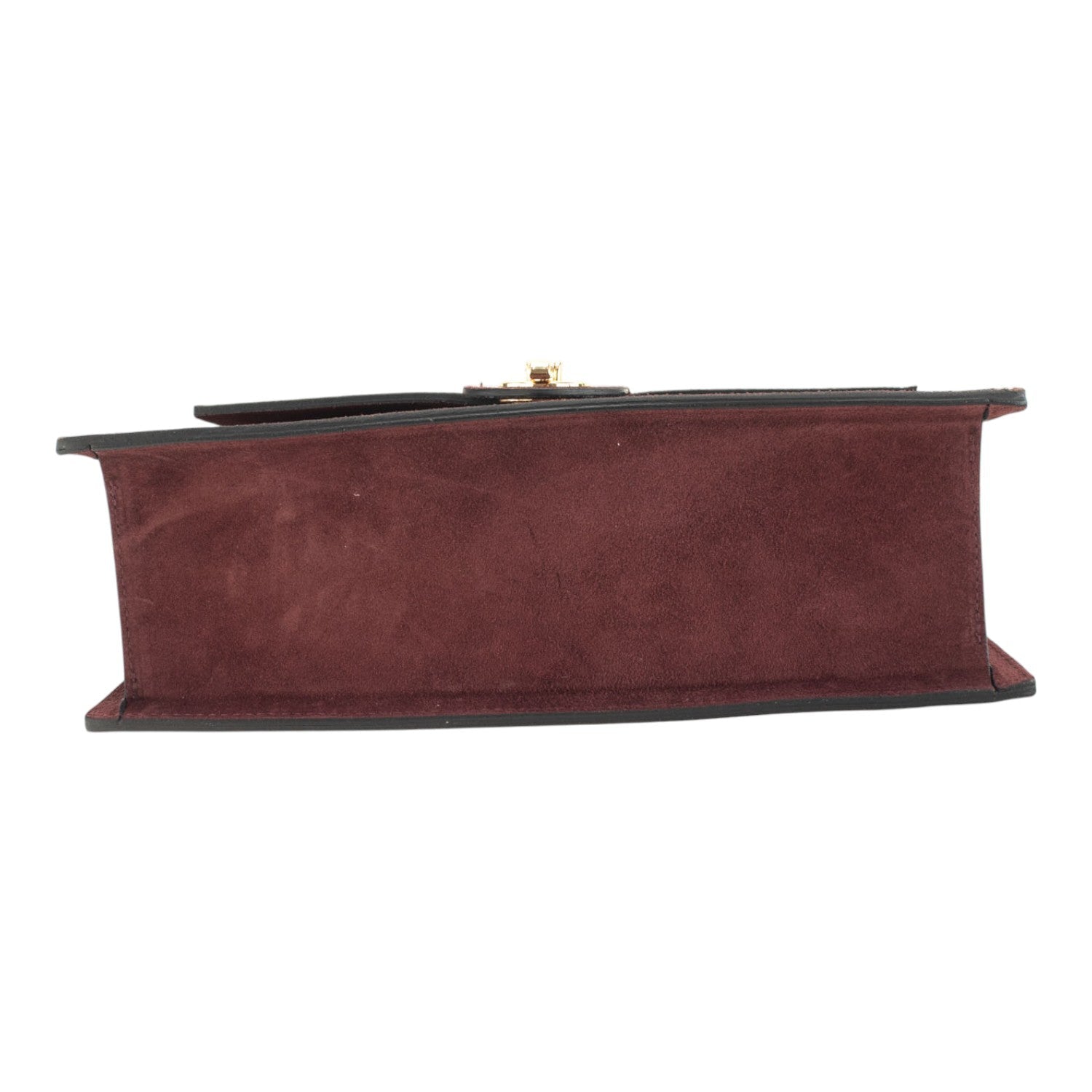 Bolso en piel Pregato Camelia Ante Burdeos - KimondoShop