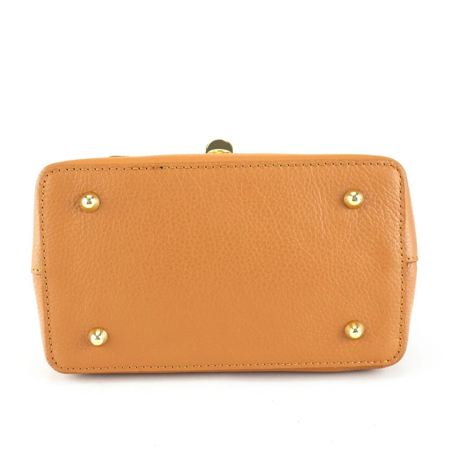 Bolso en Piel Pregato Carezza Camel - KimondoShop