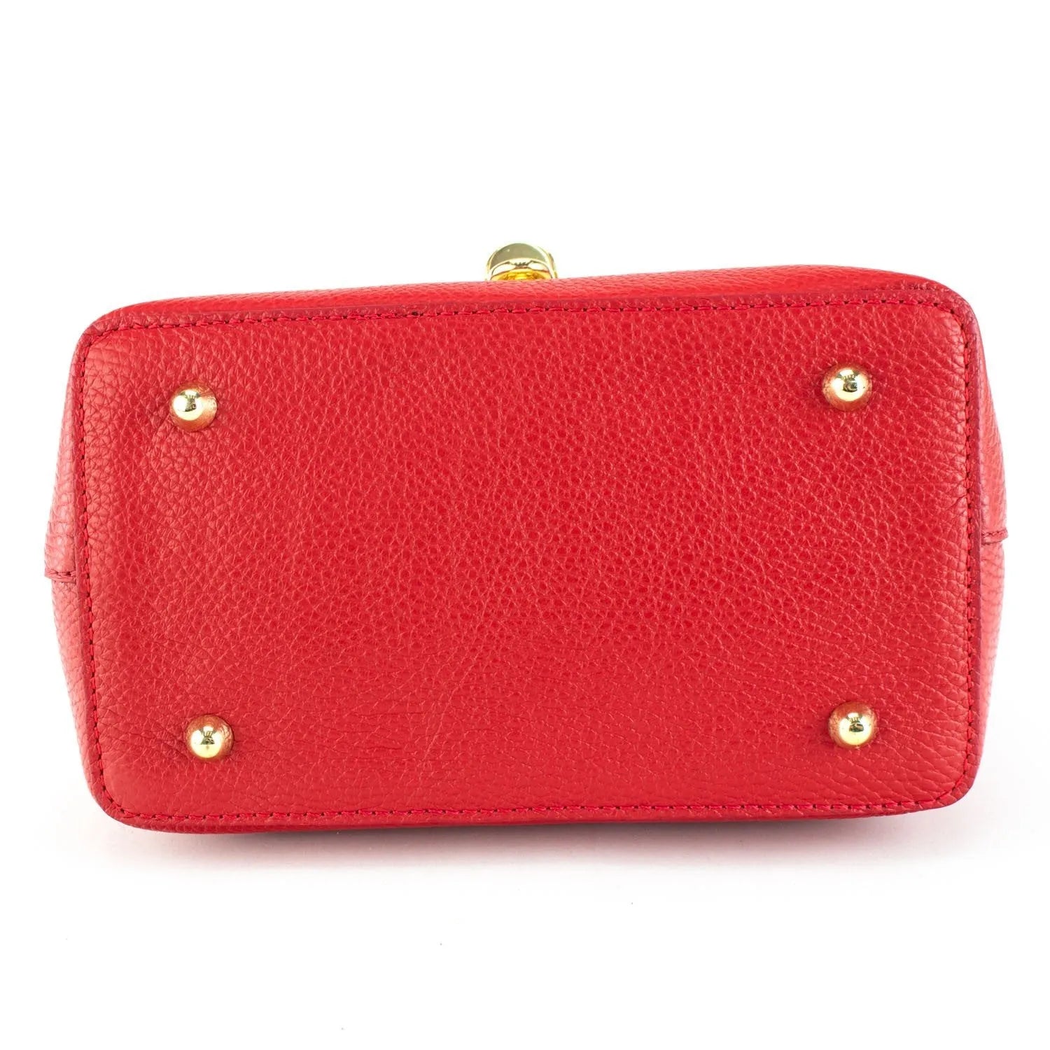 Bolso en Piel Pregato Carezza Rojo - KimondoShop