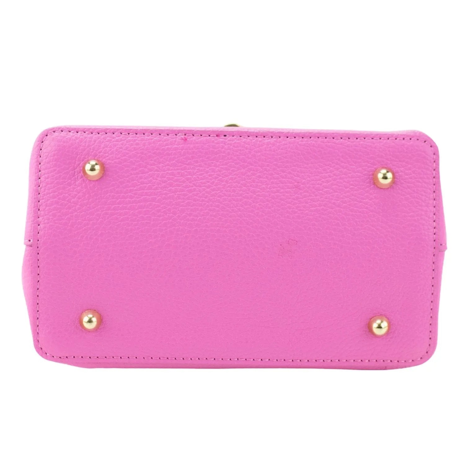 Bolso en Piel Pregato Carezza Rosa - KimondoShop