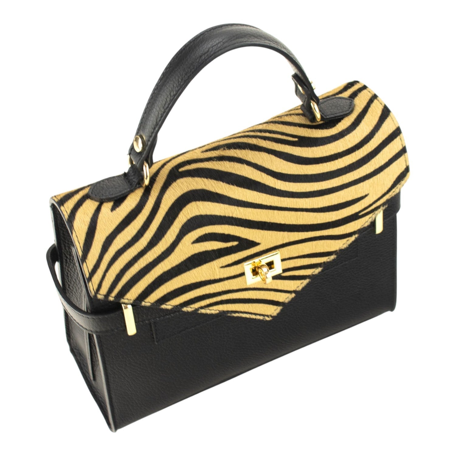 Bolso en piel Pregato Elara Premium Tigre - KimondoShop