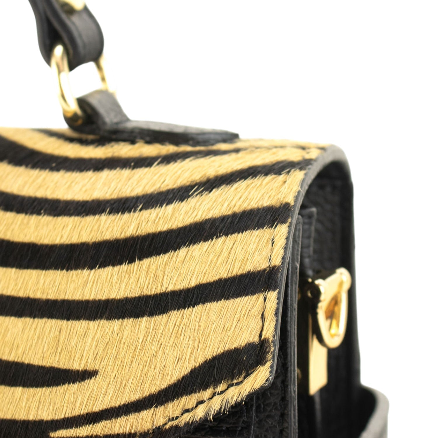 Bolso en piel Pregato Elara Premium Tigre - KimondoShop
