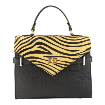 Bolso en piel Pregato Elara Premium Tigre - KimondoShop