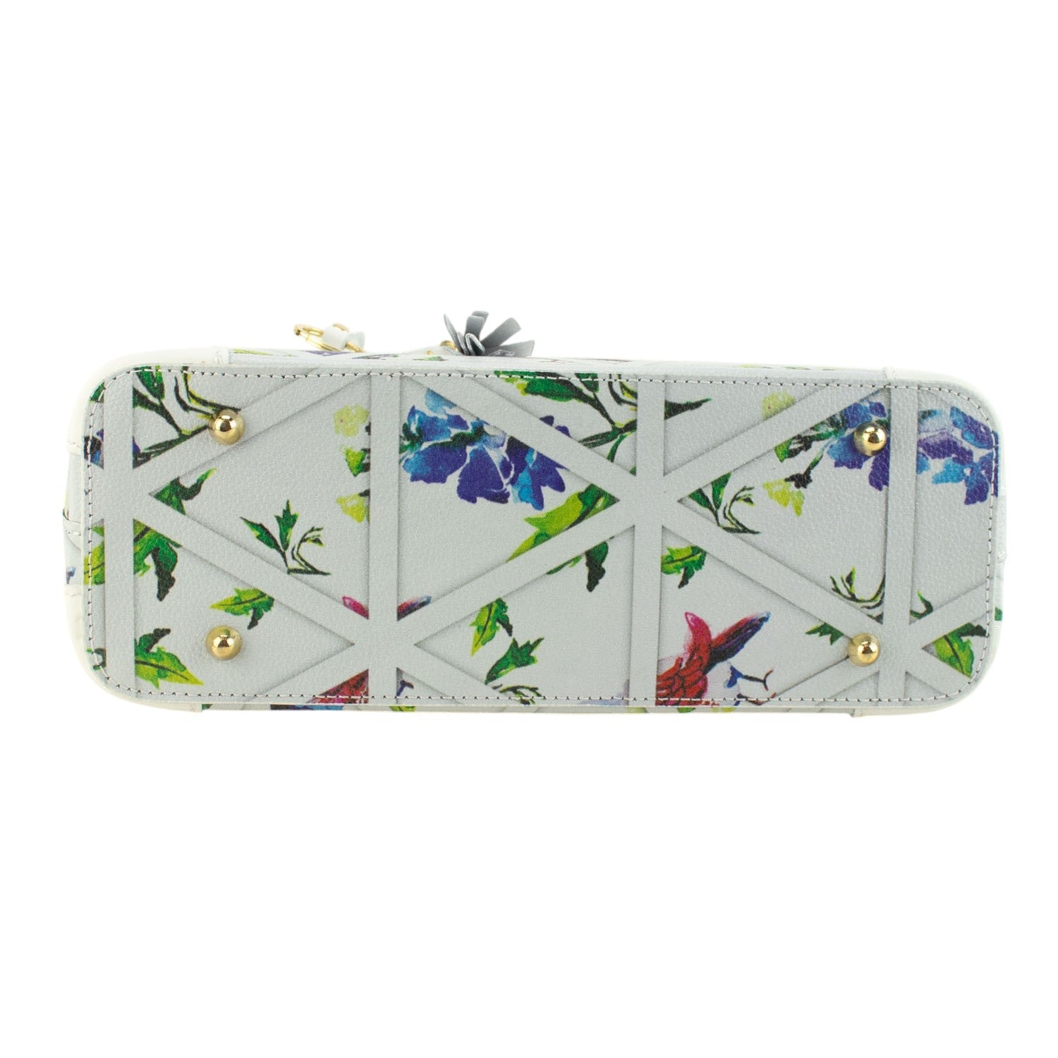 Bolso en piel Pregato Eleganza Flores Mesh - KimondoShop