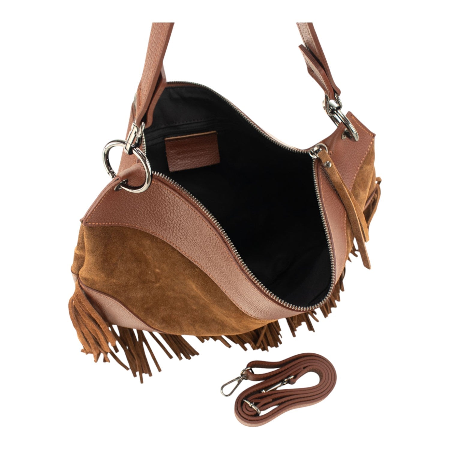 Bolso en Piel Pregato Essenza Camel - KimondoShop