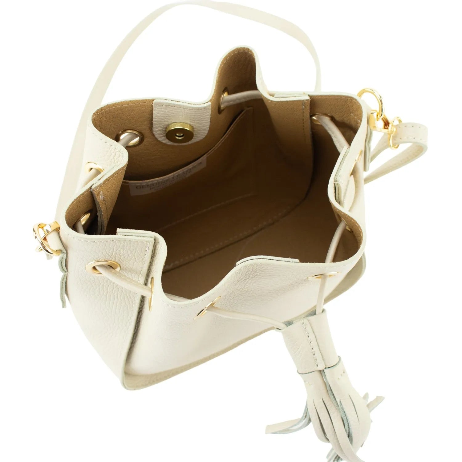 Bolso en Piel Pregato Laguna Beige - KimondoShop