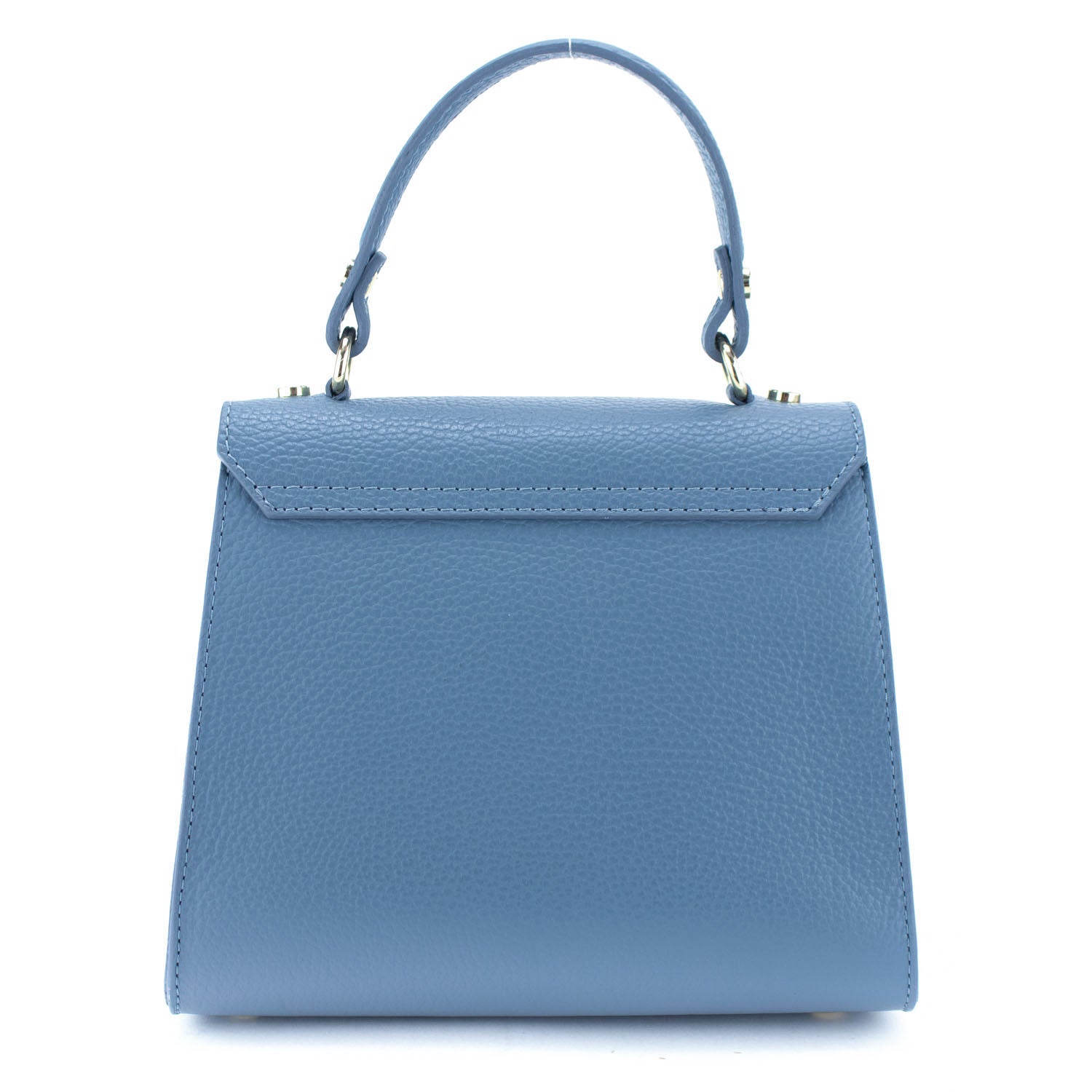 Bolso en Piel Pregato Latenza Azul Lavanda - KimondoShop