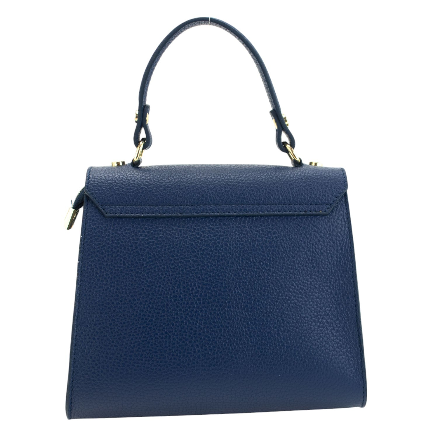 Bolso en Piel Pregato Latenza Azul marino medio - KimondoShop