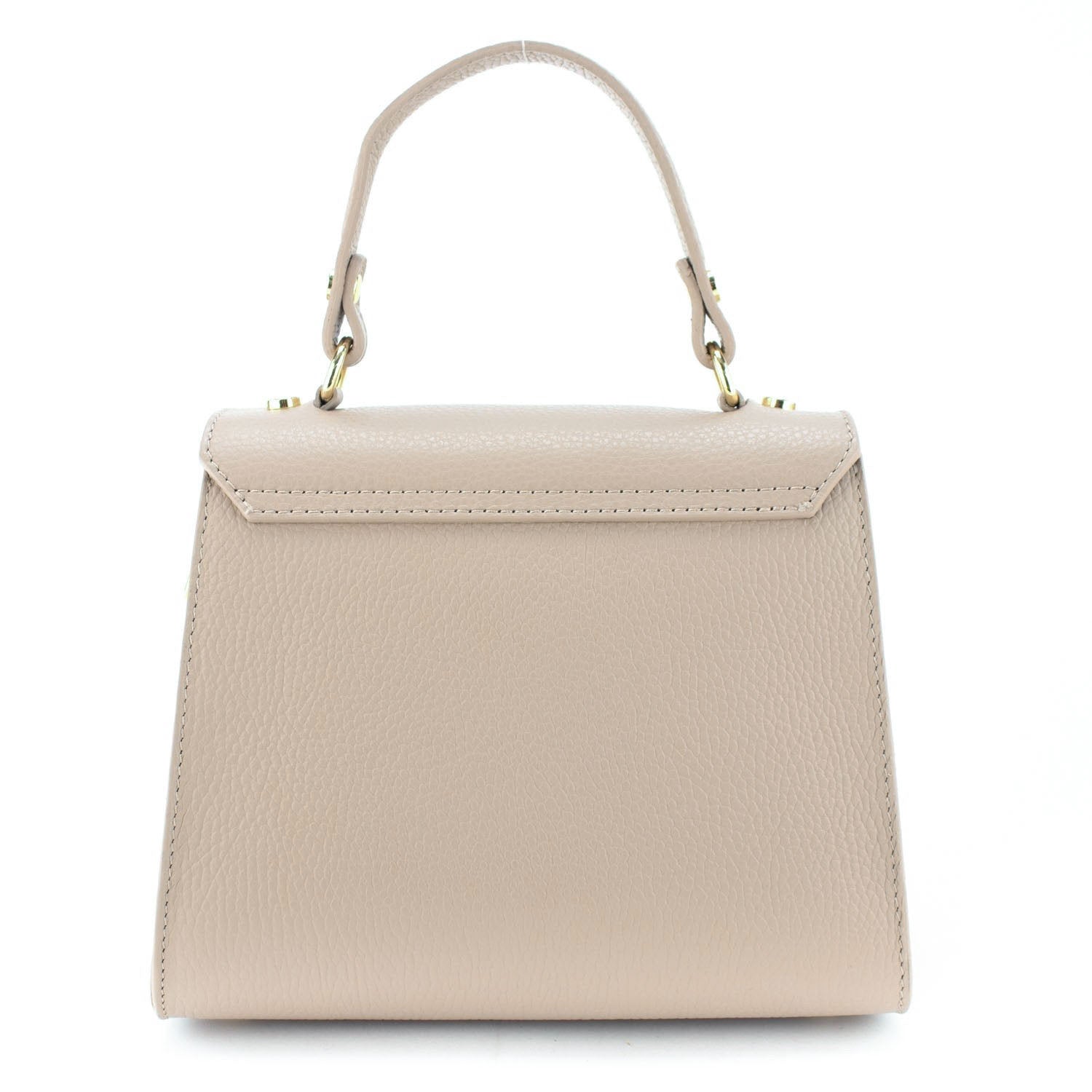 Bolso en Piel Pregato Latenza Beige - KimondoShop