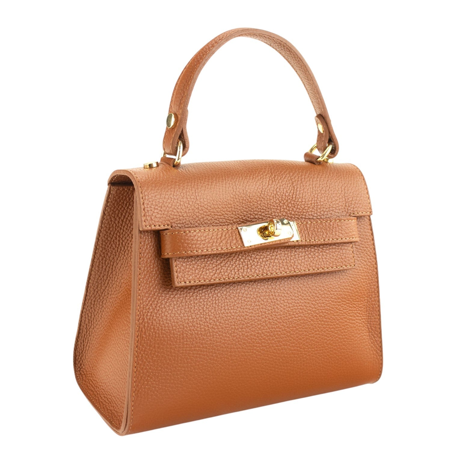 Bolso en Piel Pregato Latenza Camel - KimondoShop