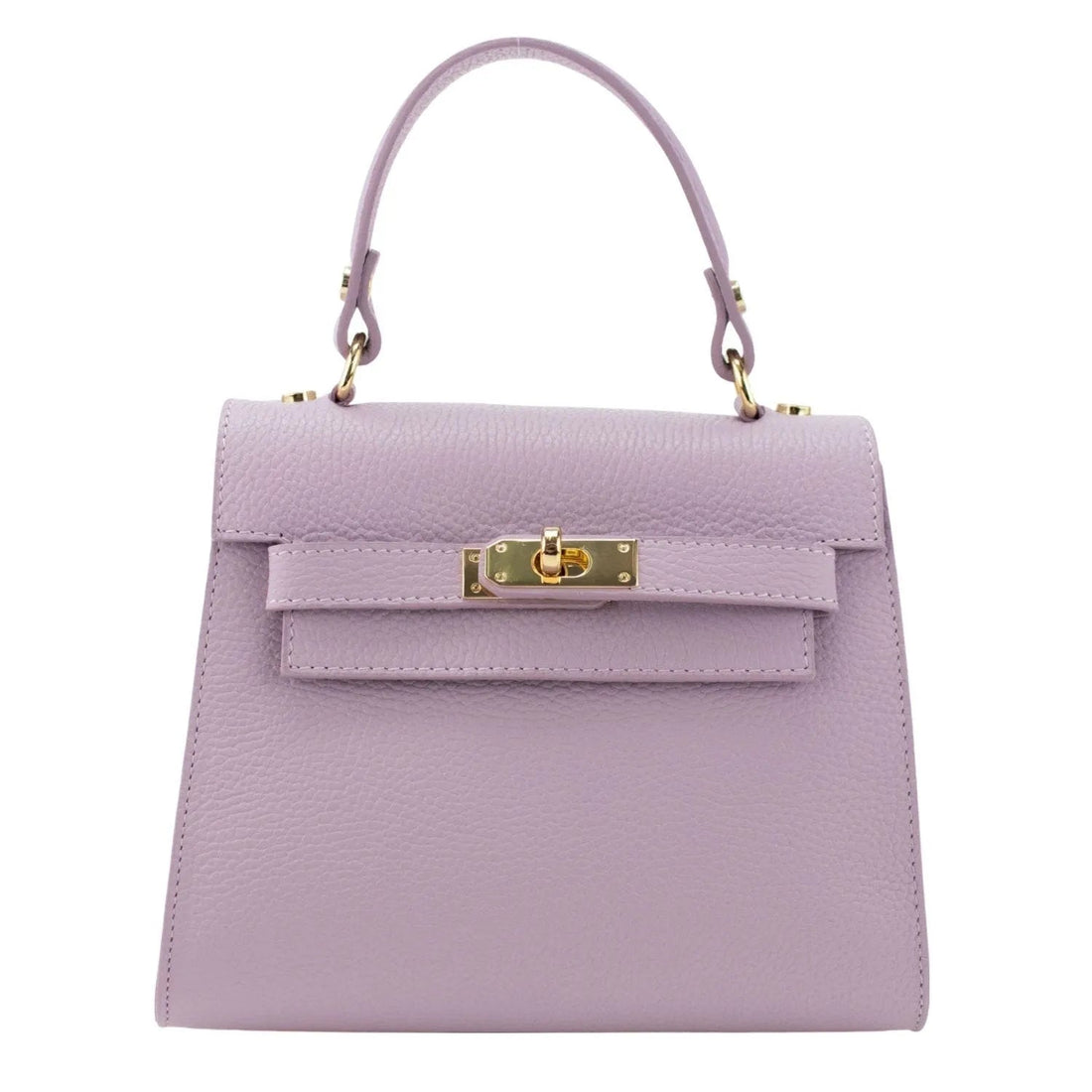 Bolso en Piel Pregato Latenza Malva - KimondoShop