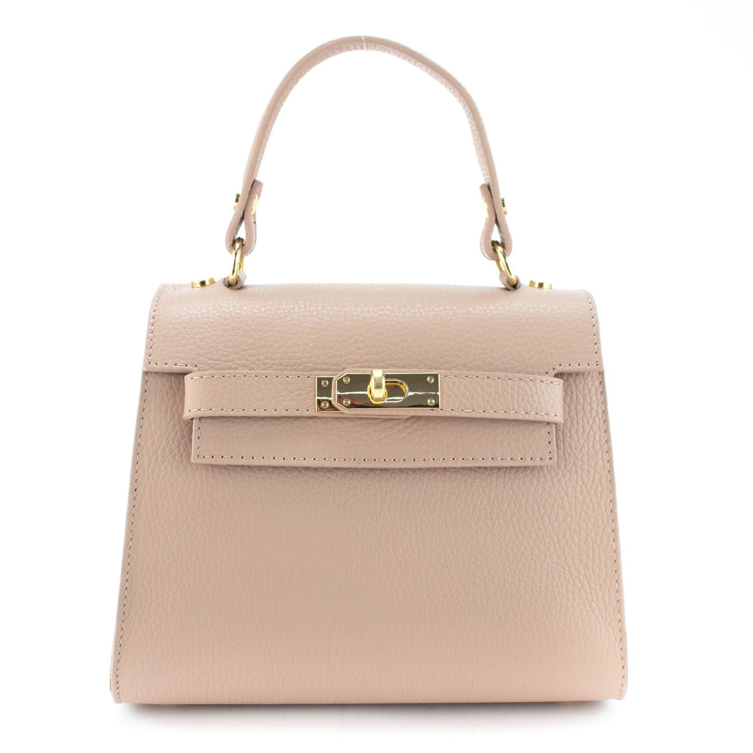 Bolso en Piel Pregato Latenza Nude - KimondoShop