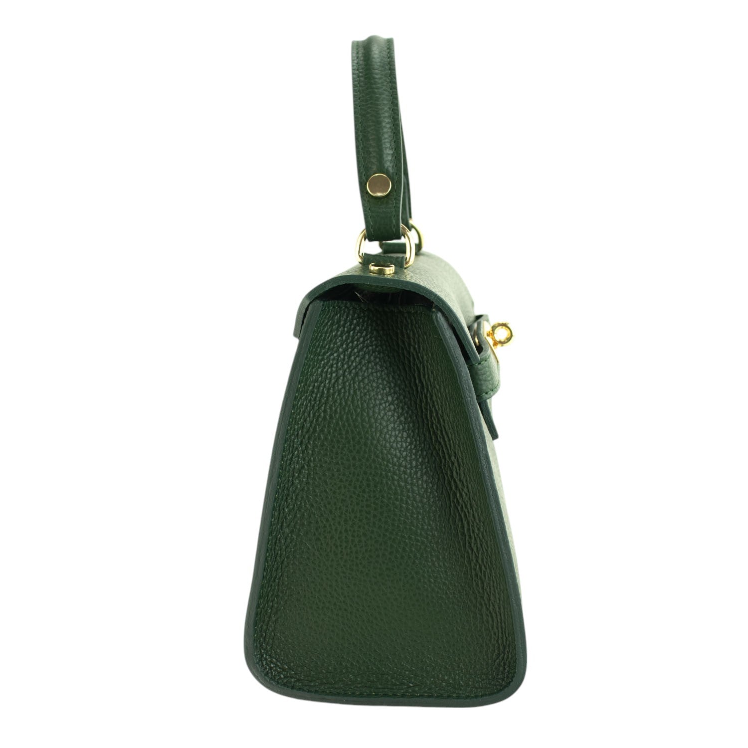 Bolso en Piel Pregato Latenza Verde aveto - KimondoShop