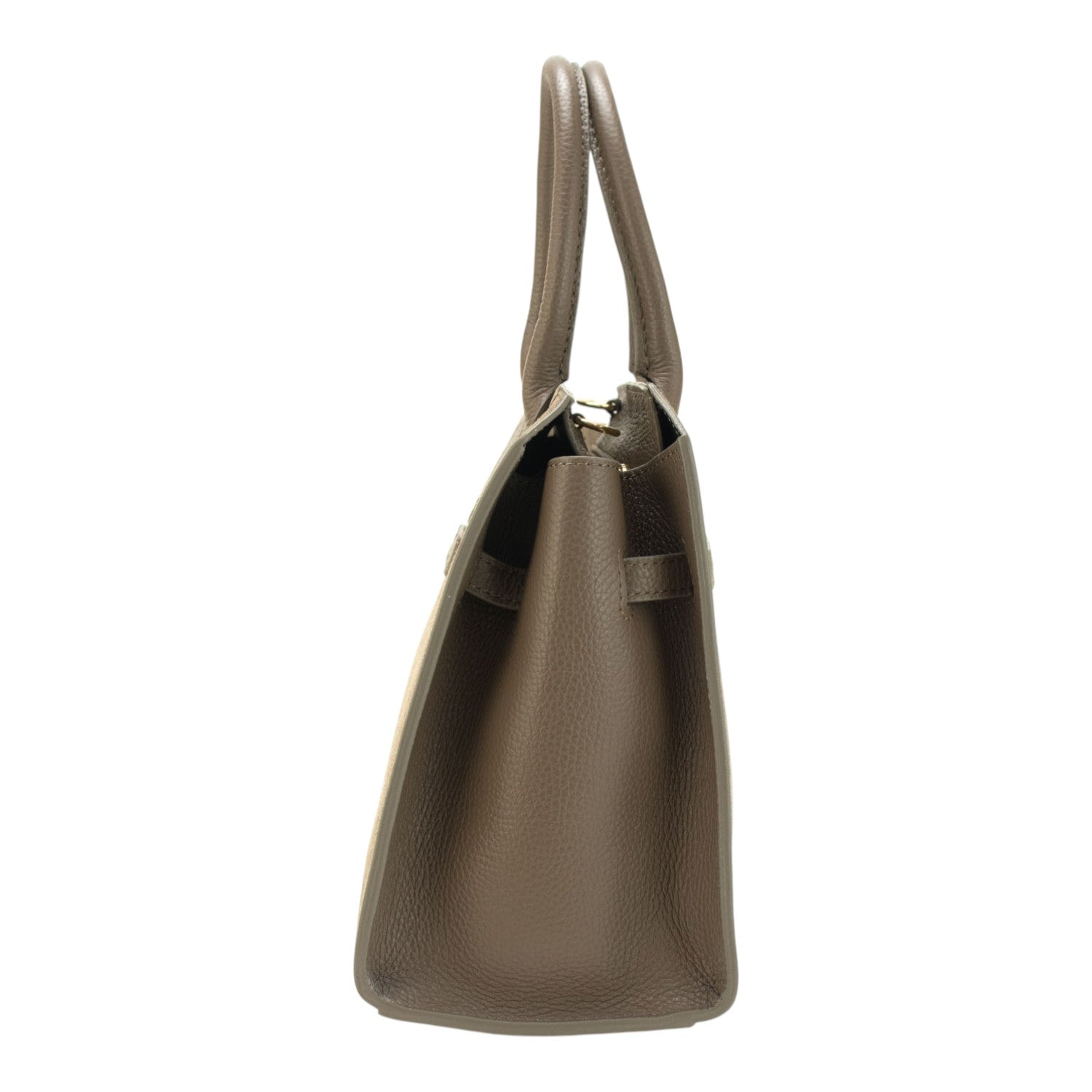 Bolso en Piel Pregato Lizea Taupe - KimondoShop