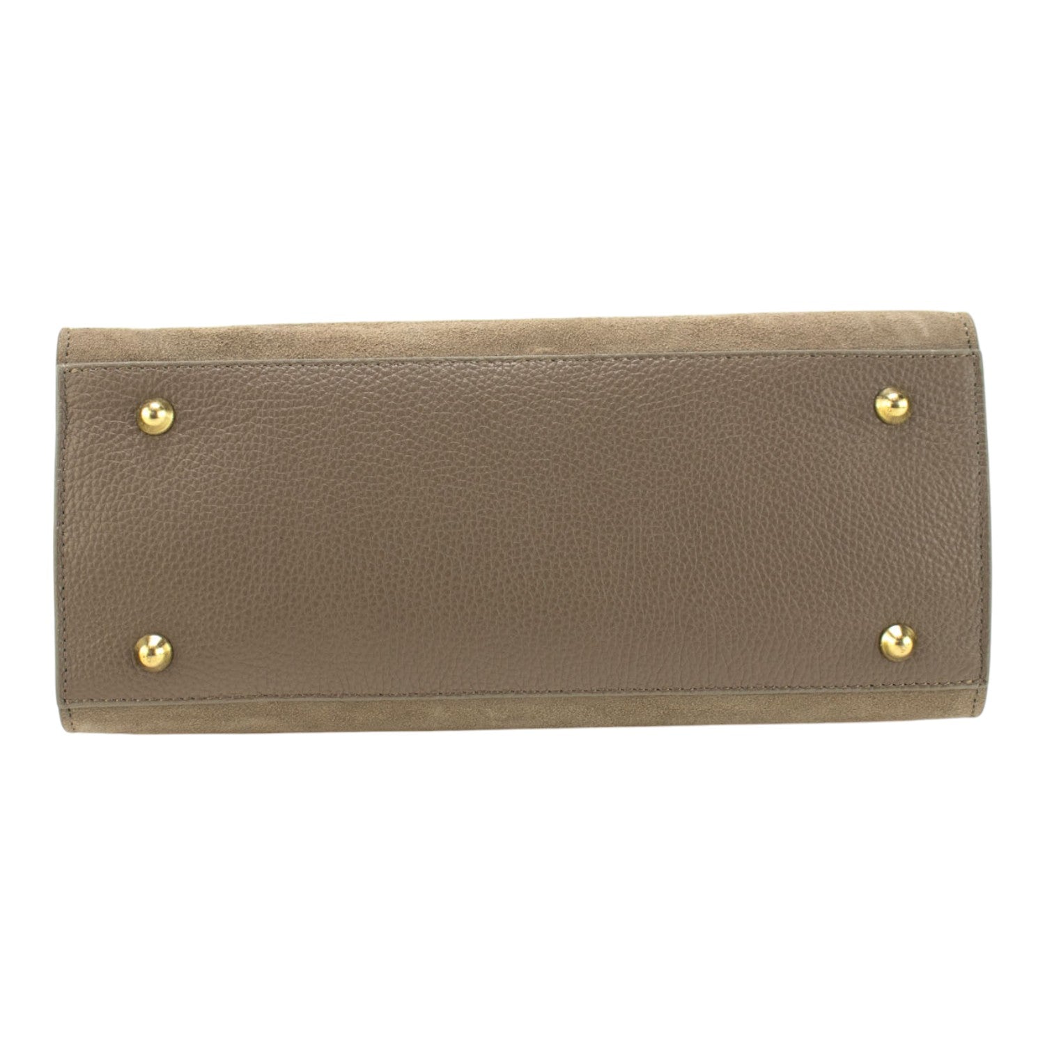 Bolso en Piel Pregato Lizea Taupe - KimondoShop