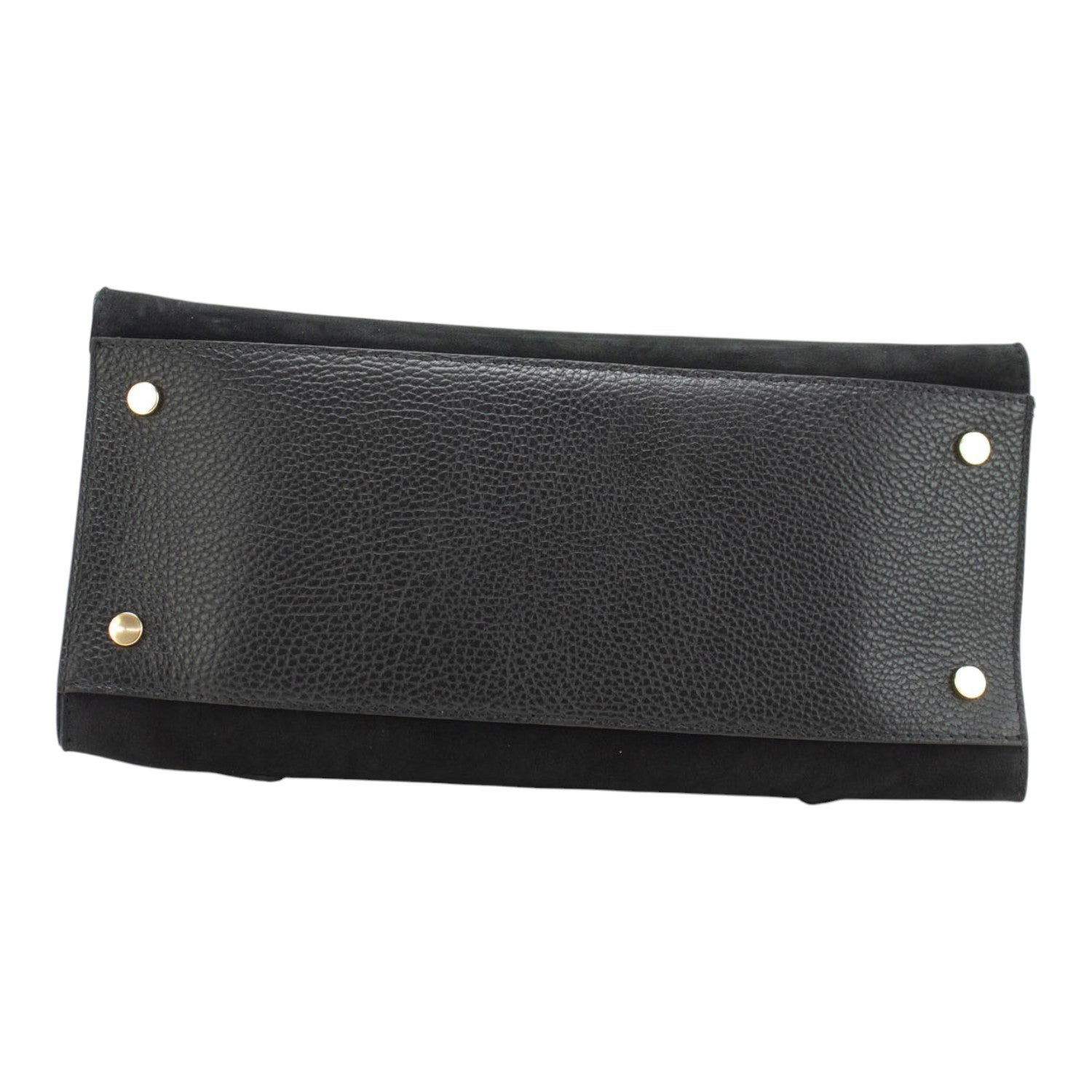 Bolso en piel Pregato Milano Ante Negro - KimondoShop