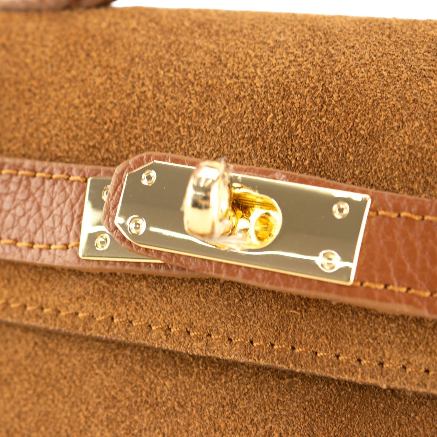 Bolso en Piel Pregato mini Latenza Ante Camel - KimondoShop