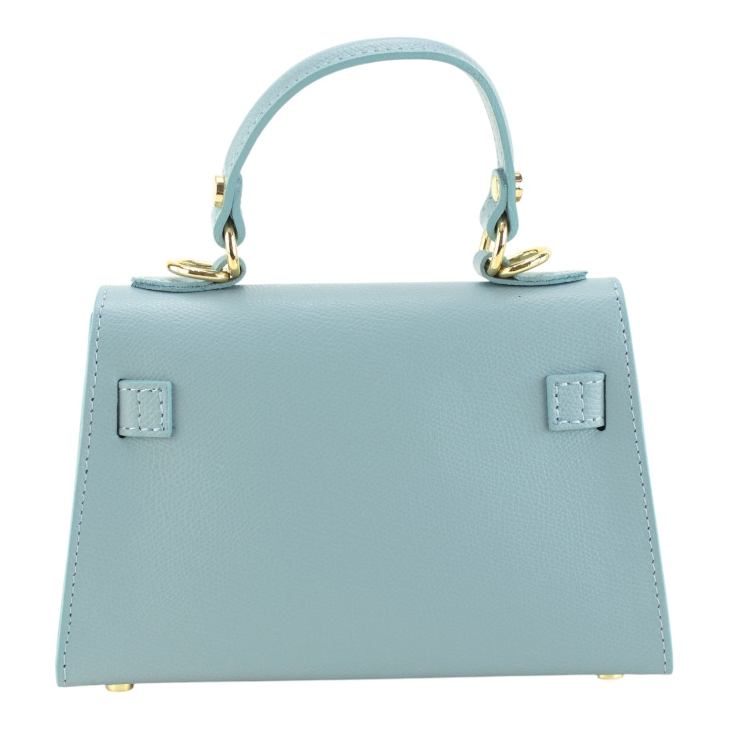 Bolso en Piel Pregato mini Latenza Azul cielo - KimondoShop