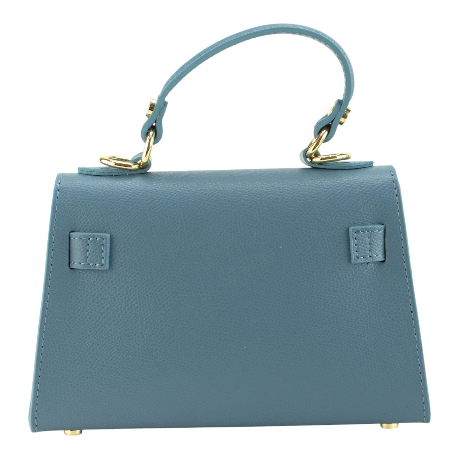 Bolso en Piel Pregato mini Latenza Azul Jeans - KimondoShop