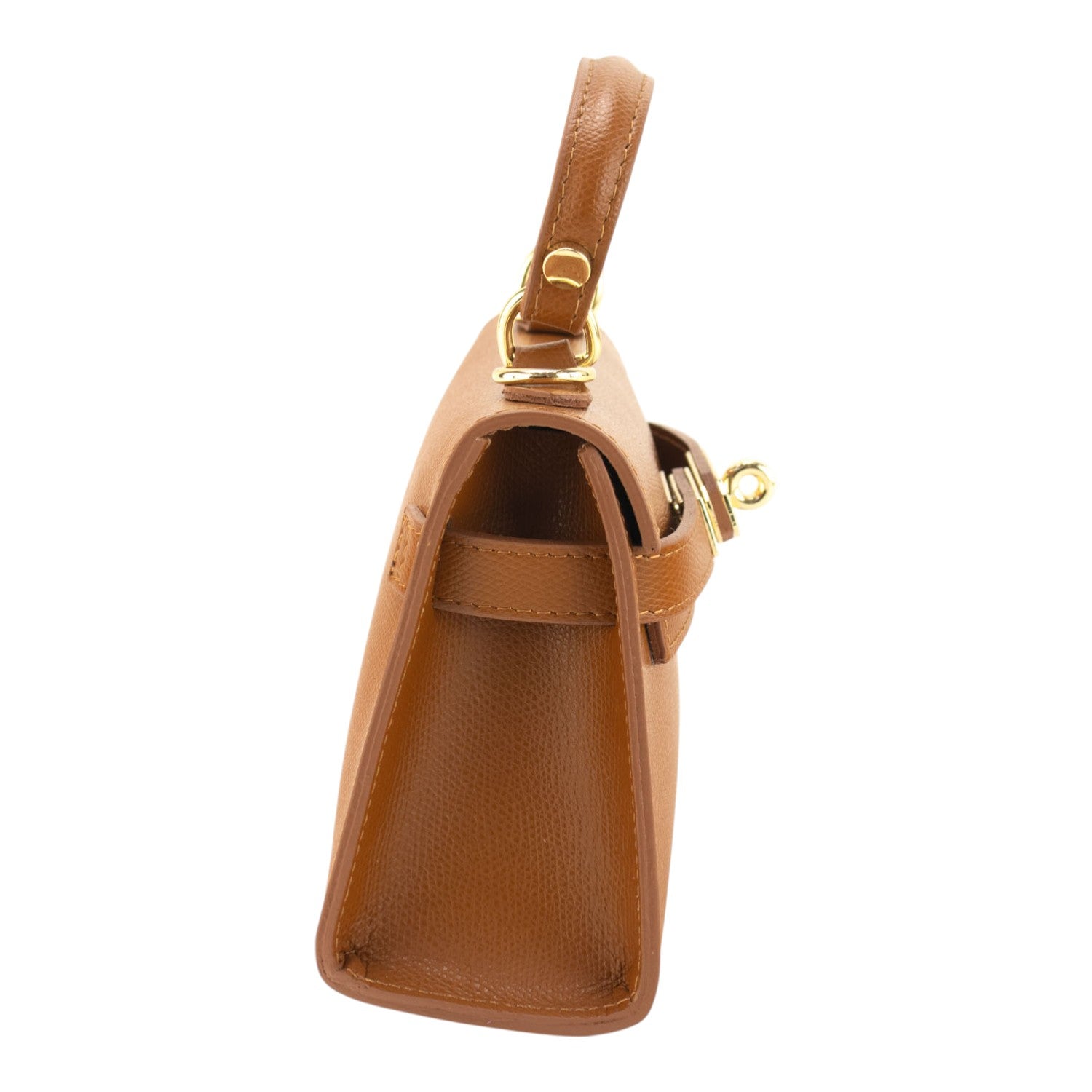 Bolso en Piel Pregato mini Latenza Camel - KimondoShop