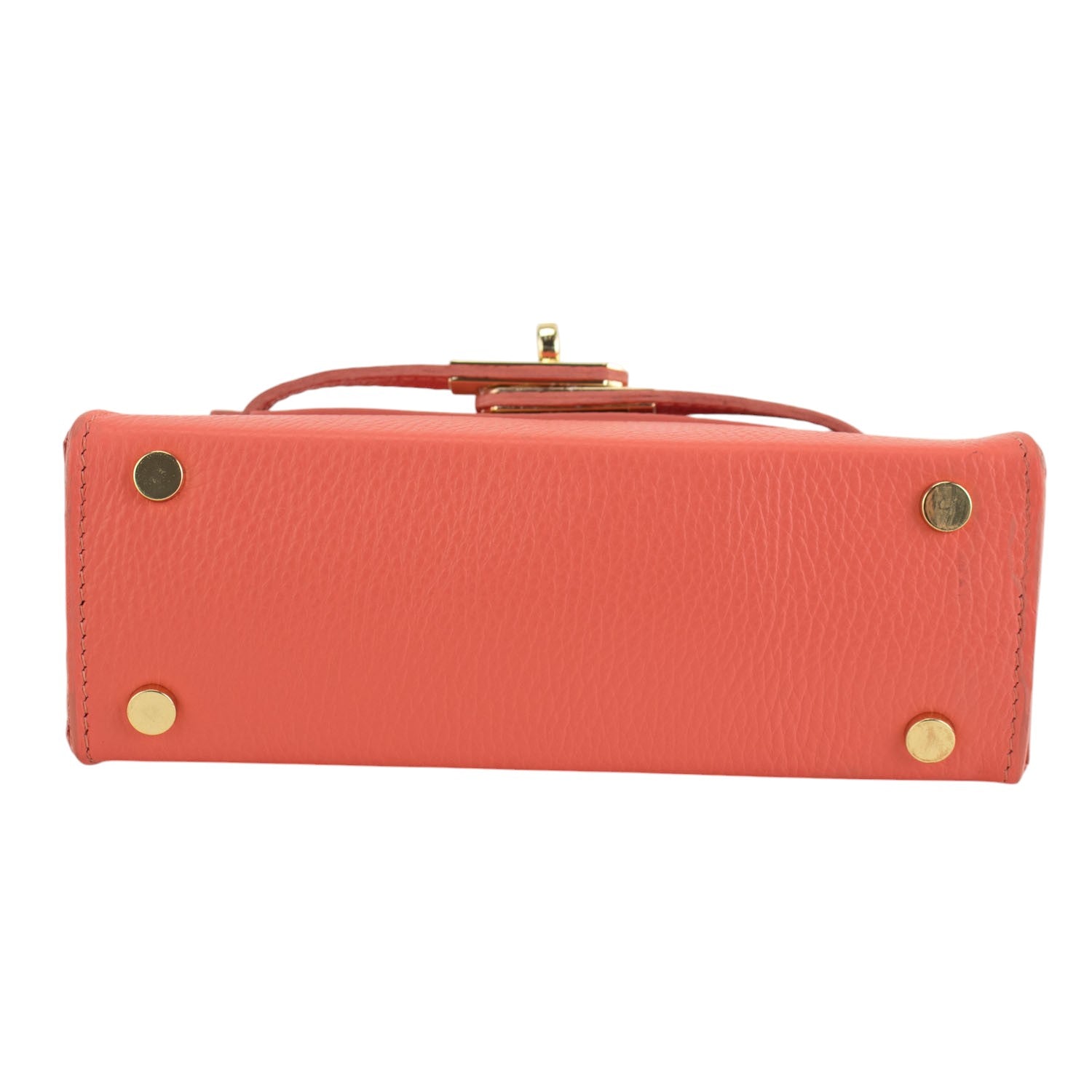 Bolso en Piel Pregato mini Latenza Coral - KimondoShop