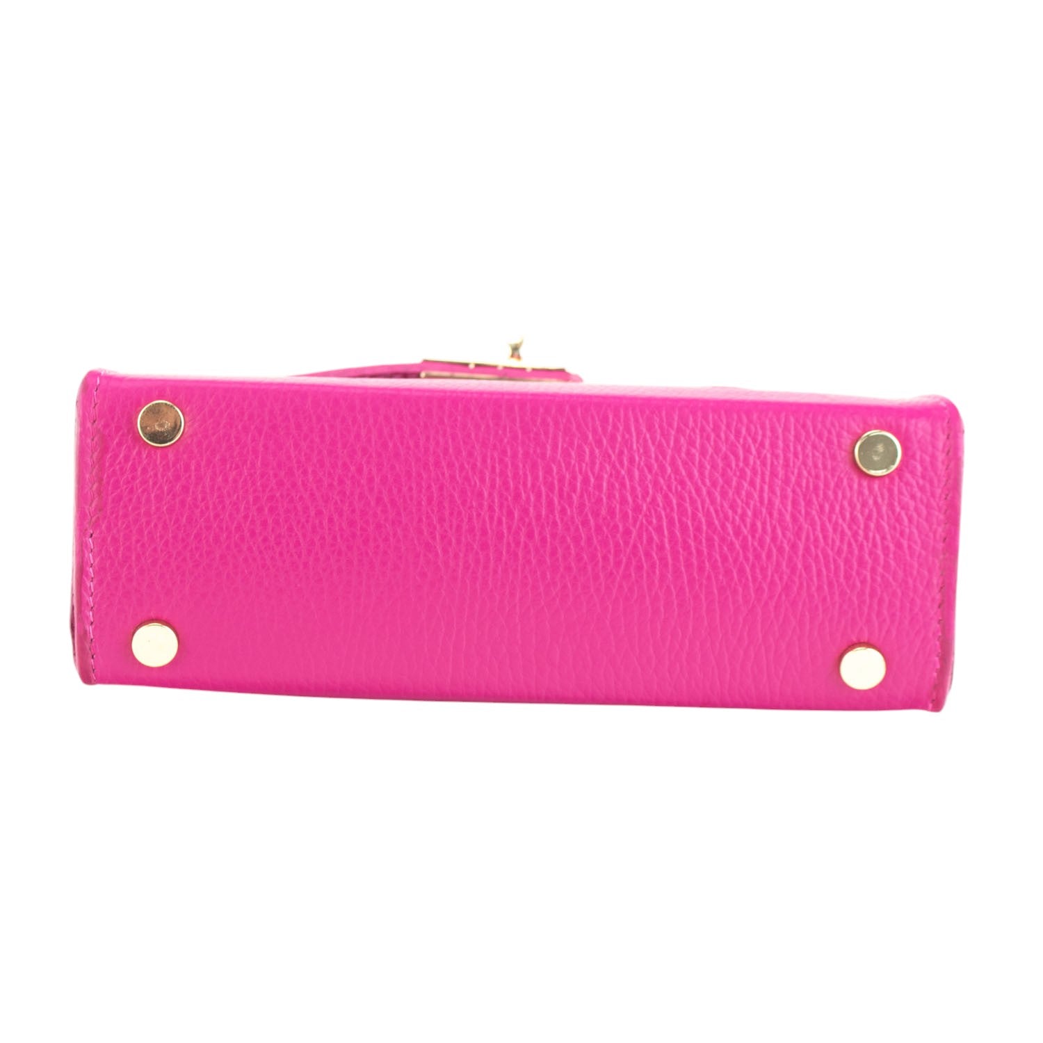 Bolso en Piel Pregato mini Latenza Fucsia - KimondoShop