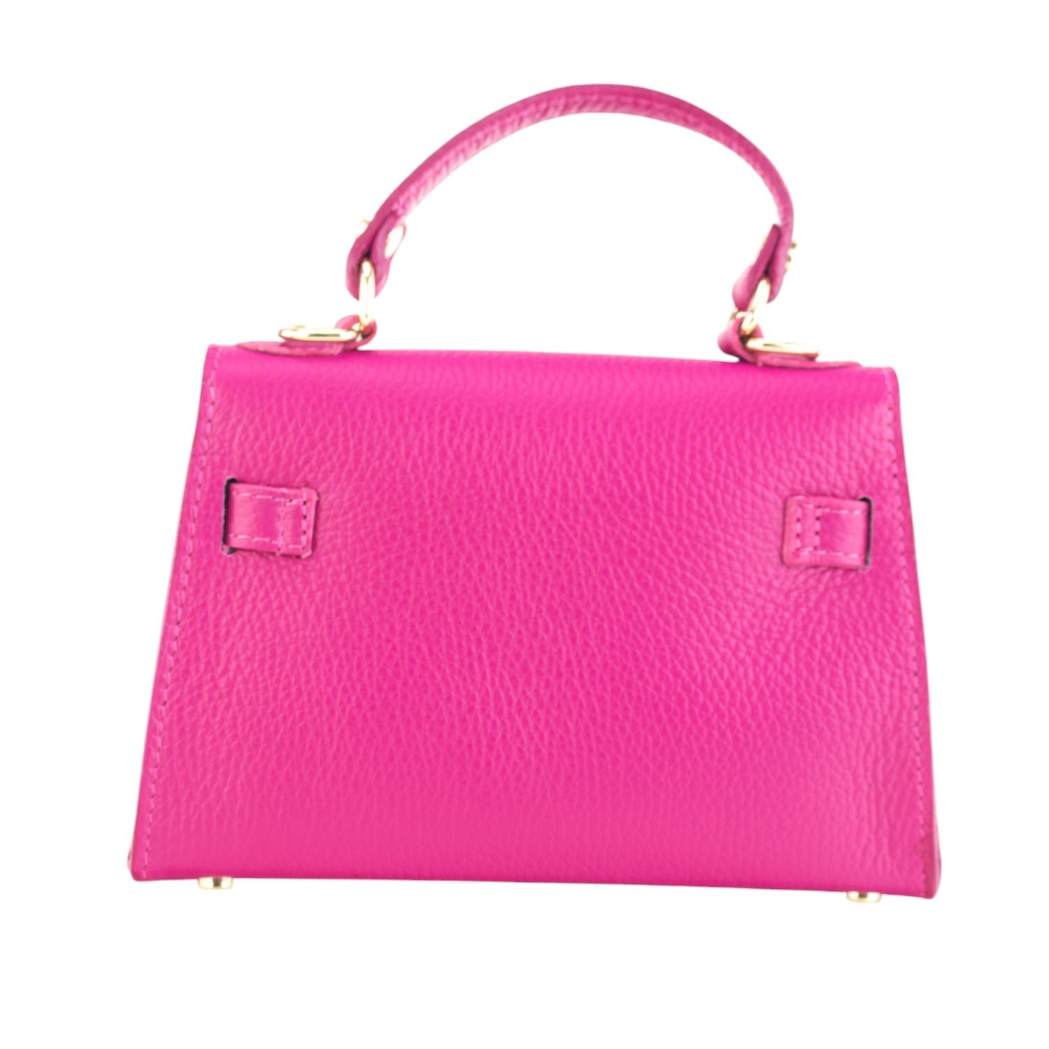 Bolso en Piel Pregato mini Latenza Fucsia - KimondoShop